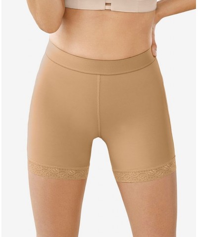 Women's Mid-Rise Sculpting Butt Lifter Shaper Shorts Tan/Beige $28.05 Shapewear