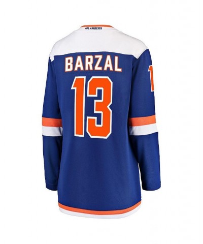 Women's Mathew Barzal Blue New York Islanders Alternate Breakaway Jersey Blue $69.30 Jersey