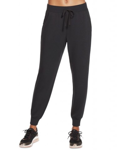 Women's SKECHLUXE™ Restful Crewneck & Drawstring Jogger Pants Bold Black $13.50 Pants