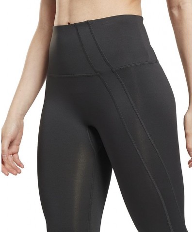 Women's Workout Ready Vector Leggings Night Black $17.02 Pants