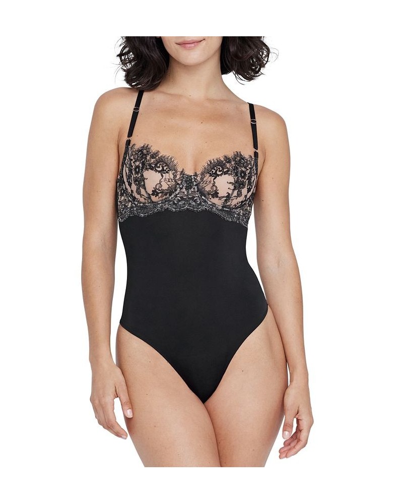 Women's Entice Teddy Thong Bodysuit 393143 Multi $24.47 Lingerie