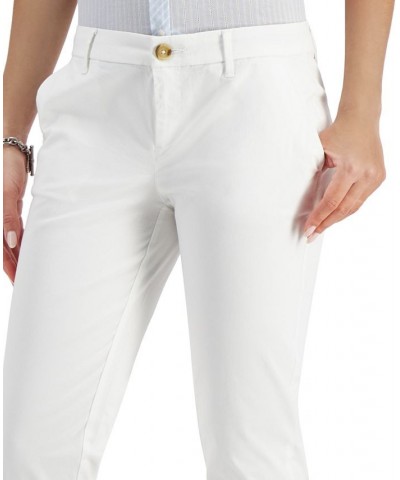 Women's Rope Roll-Tab Shirt & Hampton Chinos Bright White $26.09 Tops