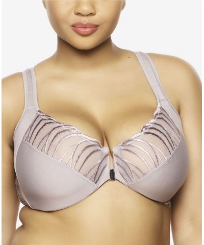 Paramour Women's Angie Minimizer Bra Gray $15.70 Bras