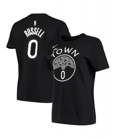 Women's D'Angelo Russell Black Golden State Warriors City Edition Name and Number Performance T-shirt Black $24.00 Tops