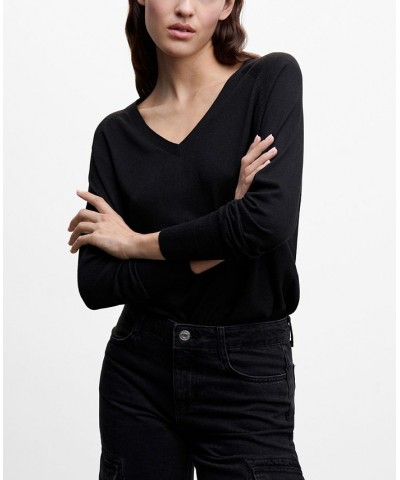 Women's Fine-Knit Sweater Black $27.49 Sweaters