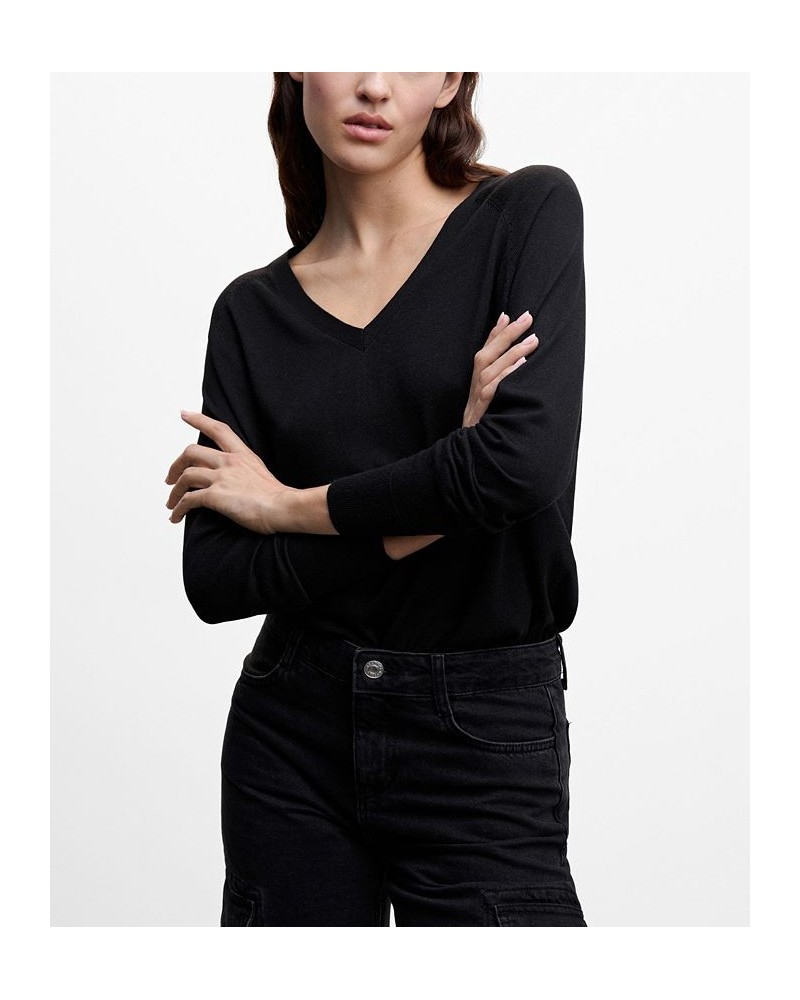 Women's Fine-Knit Sweater Black $27.49 Sweaters