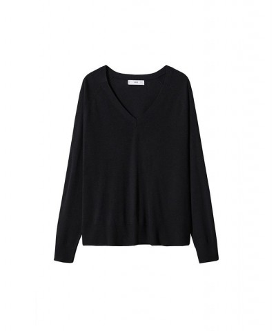 Women's Fine-Knit Sweater Black $27.49 Sweaters