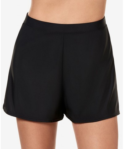 Allover Slimming Swim Shorts Black $36.58 Swimsuits