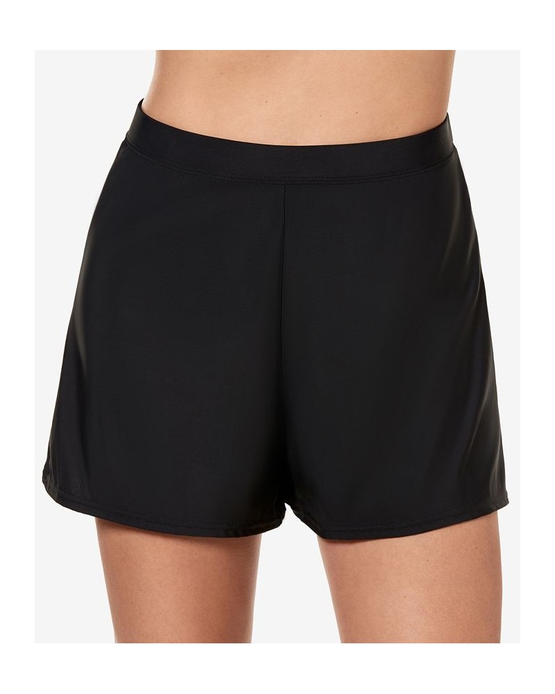 Allover Slimming Swim Shorts Black $36.58 Swimsuits