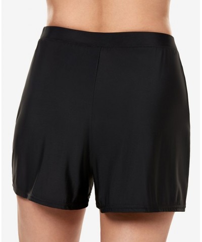 Allover Slimming Swim Shorts Black $36.58 Swimsuits