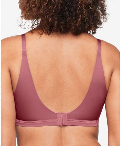 Warners No Side Effects Underarm and Back-Smoothing Comfort Wireless Lift T-Shirt Bra RN2231A Red $11.76 Bras