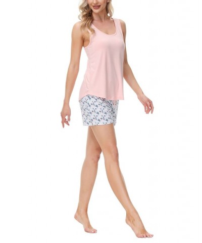 Women's Tank with Short Set Little Leaves $25.28 Sleepwear