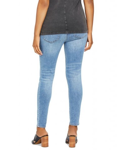 Maternity Distressed Skinny Jeans Medium Wash $33.06 Jeans