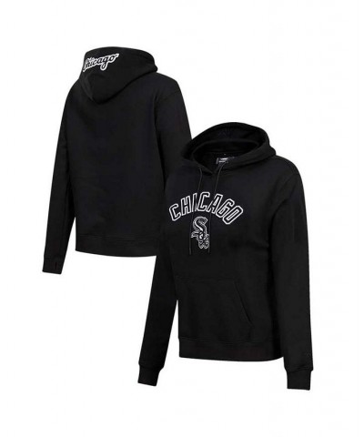 Women's Black Chicago White Sox Classic Fleece Pullover Hoodie Black $36.55 Sweatshirts