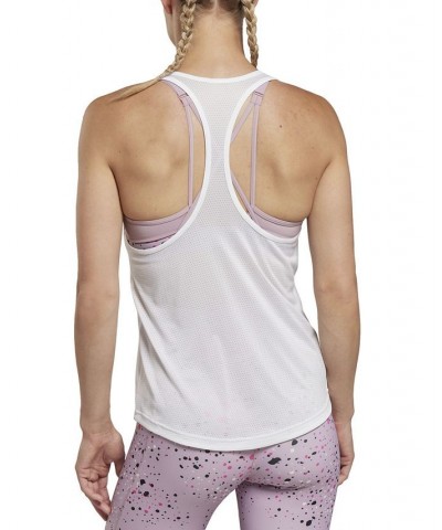 Women's Workout Ready Mesh Tank Top White $11.70 Tops