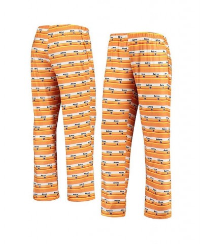 Women's Orange Houston Astros Retro Print Sleep Pants Orange $32.20 Pajama