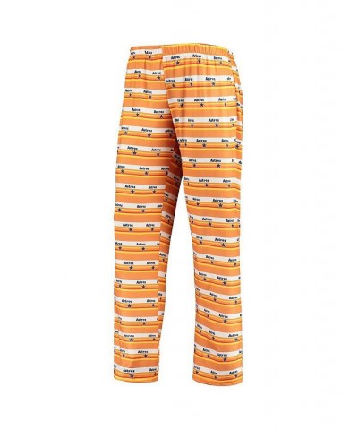 Women's Orange Houston Astros Retro Print Sleep Pants Orange $32.20 Pajama