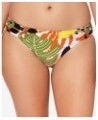 Tropical-Print Ruched Bikini Bottoms Tropical Multi $14.08 Swimsuits