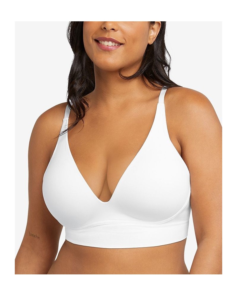 Pure Comfort Natural Lift Wireless Longline Bra DM2316 White $11.34 Bras