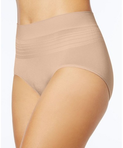 No Pinches No Problems Seamless Brief Underwear RS1501P Tan/Beige $8.42 Panty