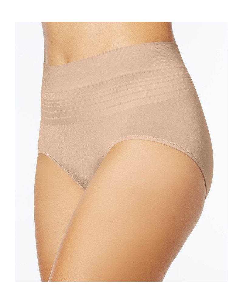 No Pinches No Problems Seamless Brief Underwear RS1501P Tan/Beige $8.42 Panty