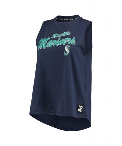 Women's Navy Seattle Mariners Marcie Tank Top Navy $23.10 Tops