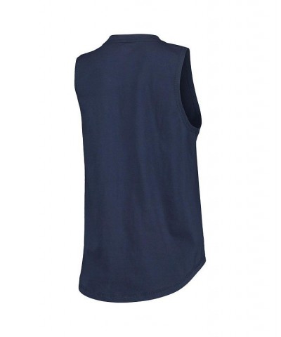 Women's Navy Seattle Mariners Marcie Tank Top Navy $23.10 Tops