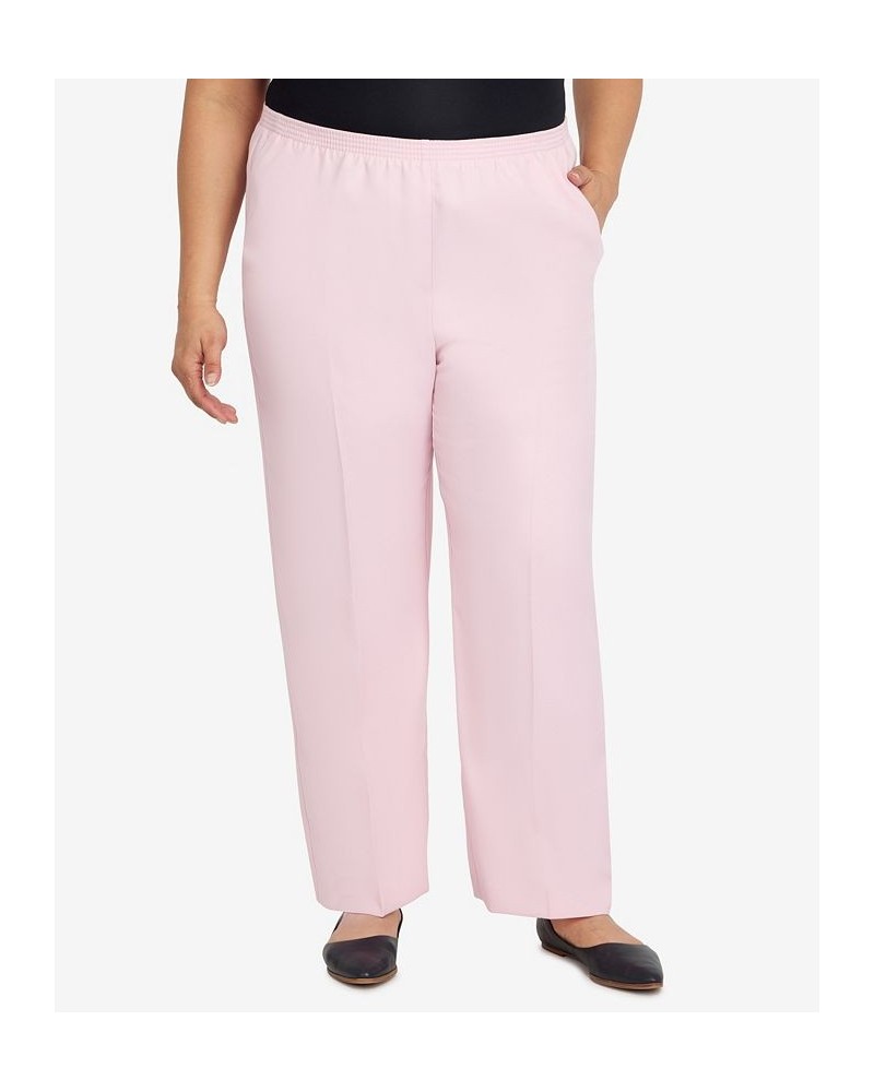 Plus Size Classic Fit Average Length Pull-on Pants Tearose $21.53 Pants