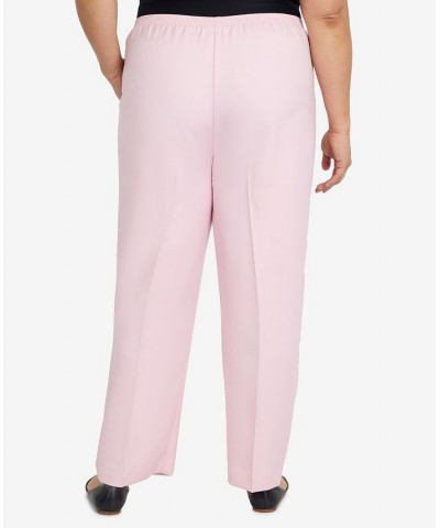 Plus Size Classic Fit Average Length Pull-on Pants Tearose $21.53 Pants