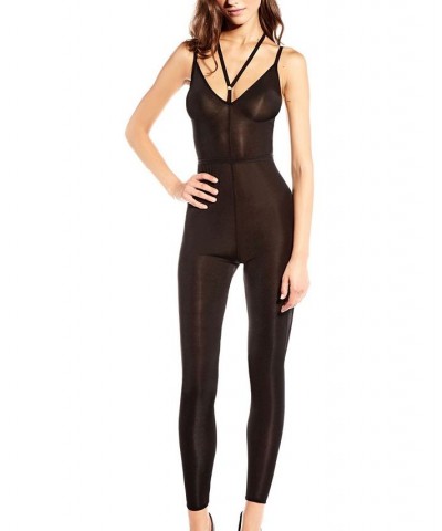 Strapped Up Dresden Sheer Lingerie Catsuit Black $37.68 Lingerie