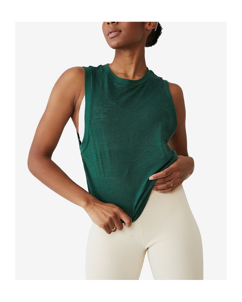 Women's The Tank Top Green $13.20 Tops