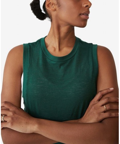 Women's The Tank Top Green $13.20 Tops