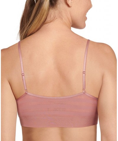 Matte and Shine Removable-Cup Bralette 1312 Nude Plum $16.08 Bras