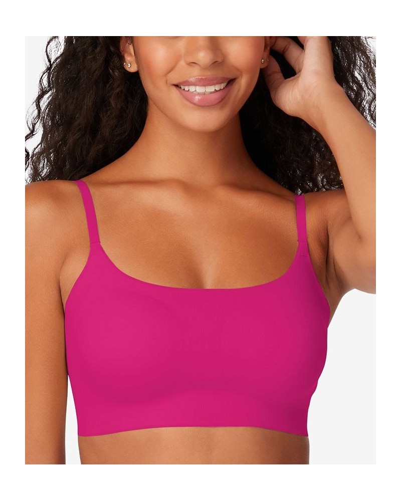 Pure Comfort Pullover Wireless Bralette DM7676 Pink $13.50 Bras