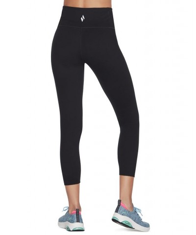 Women's Gosculpt High-Rise Scalloped-Hem 7/8 Leggings Black $27.12 Pants