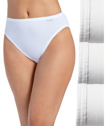 Elance French Cut 3 Pack Underwear 1485 1487 Extended Sizes 3 White $12.47 Panty