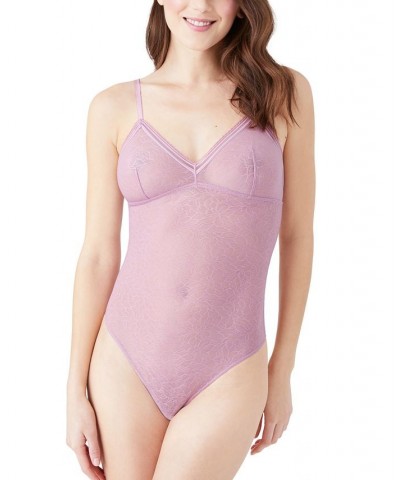 Wacoal Women's Etched in Style Lingerie Bodysuit 936225 Orchid Haze $20.42 Lingerie