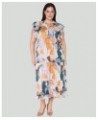 Trendy Plus Size Ruffle-Sleeve Tiered Maxi Dress Multi $18.17 Dresses