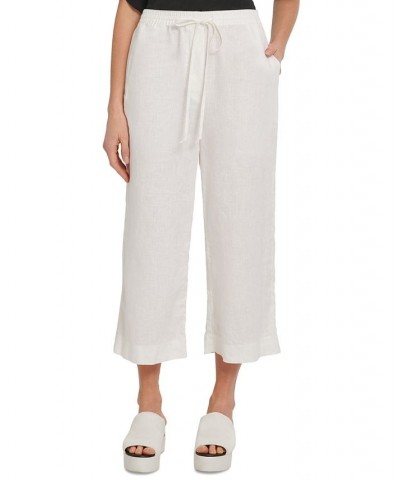 Pull-On Wide-Leg Pants White $38.27 Pants