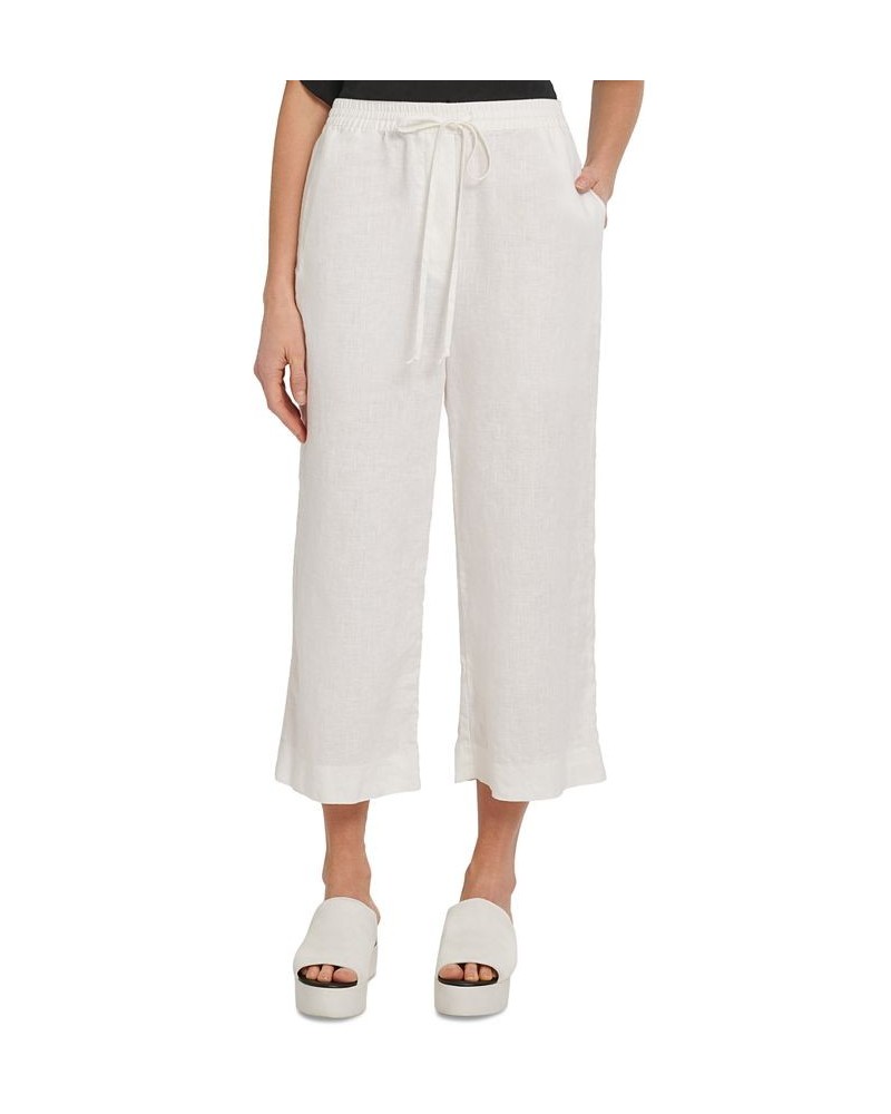 Pull-On Wide-Leg Pants White $38.27 Pants