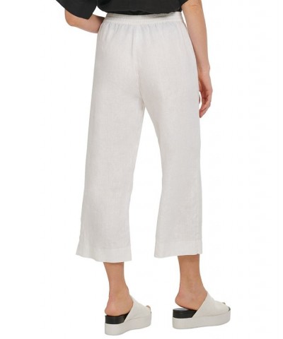 Pull-On Wide-Leg Pants White $38.27 Pants