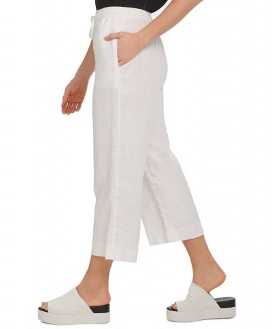 Pull-On Wide-Leg Pants White $38.27 Pants