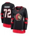 Women's Thomas Chabot Black Ottawa Senators 2020/21 Home Premier Breakaway Player Jersey Black $75.90 Jersey