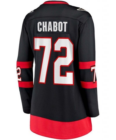 Women's Thomas Chabot Black Ottawa Senators 2020/21 Home Premier Breakaway Player Jersey Black $75.90 Jersey