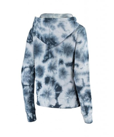 Women's College Navy Seattle Seahawks Tie Dye Fleece Full-Zip Hoodie Navy $37.25 Sweatshirts