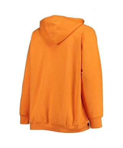 Women's Tennessee Orange Tennessee Volunteers Plus Size Arch Logo Campus 2-Hit V-Neck Pullover Hoodie Tennessee Orange $32.25...