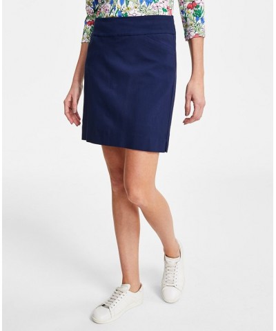 Women's Knit 3/4-Sleeve Top & Skort Intrepid Blue $18.42 Skorts