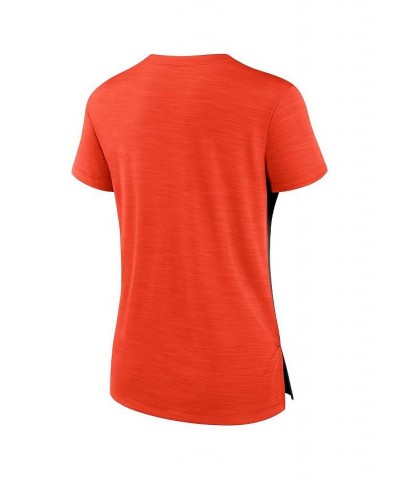 Women's Orange Black San Francisco Giants Slub Performance V-Neck Boxy T-shirt Orange, Black $21.60 Tops