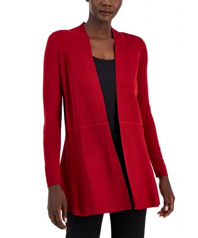 Monterey Open-Front Longline Cardigan Titan Red $35.97 Sweaters