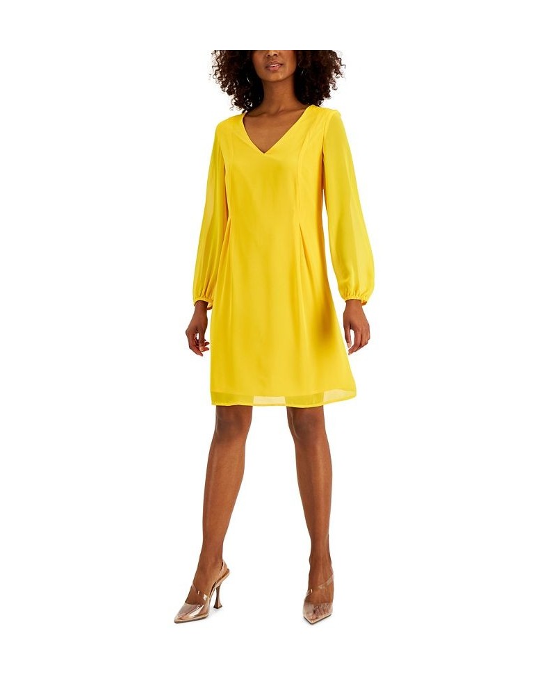 INC Bow-Back Shift Dress Yellow $48.95 Dresses